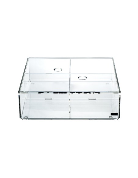 Vesta Home - Only Coffee Portacialde con Coperchio·trasparente·22 X 22 X 7 H Th. 3 Mm