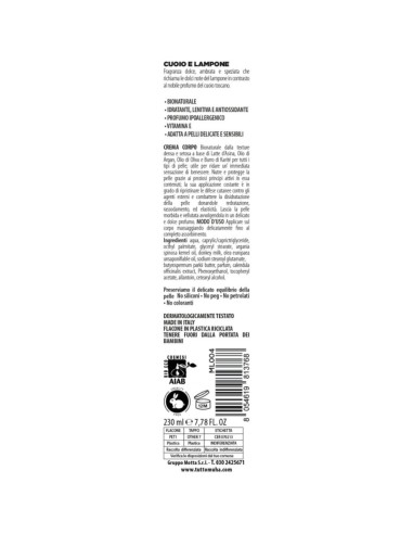 Muhà - Crema Corpo Bio 24h 230ml Cuoio e Lampone
