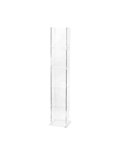 Vesta Home - Libreria Book Tower·trasparente·24 X 22 X 124,5 H Shelves: 24 X 24,5 H Th. 4 Mm