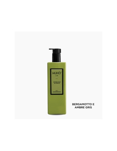 Muhà - Sapone Liquido Bio 450ml Bergamotto e Ambre Gris