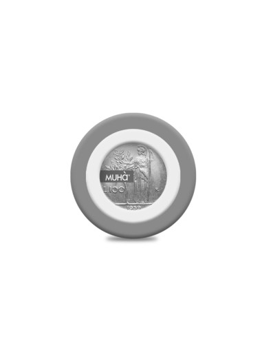 Muhà – Car Symbol Diffusore 100 Lire Grigio-acqua&sale - Profumatore per Auto