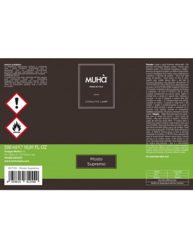 Muhà - Refill Catalitica 500ml Mosto Supremo