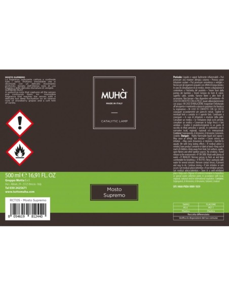 Muhà - Refill Catalitica 500ml Mosto Supremo