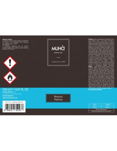 Muhà - Refill Catalitica 500ml Brezza Marina