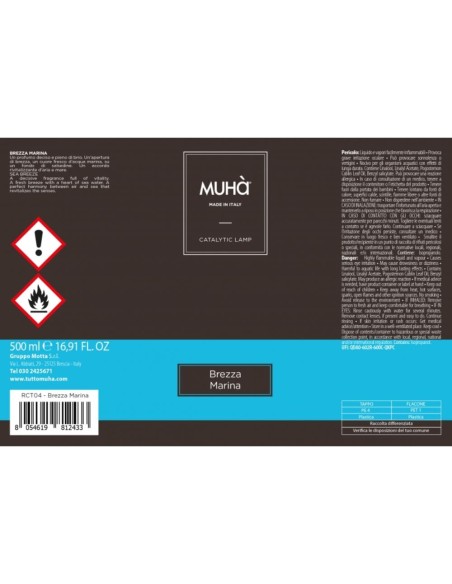 Muhà - Refill Catalitica 500ml Brezza Marina