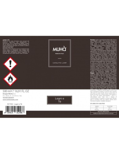 Muhà - Refill Catalitica 500ml Legni e Te'