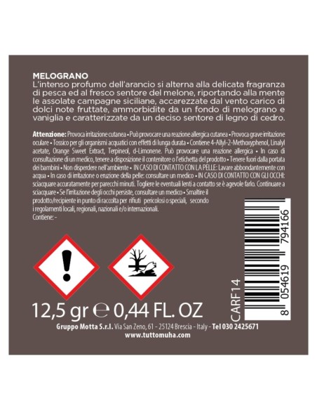 Muhà - Carflower Viola Melograno - Profumatore per Auto