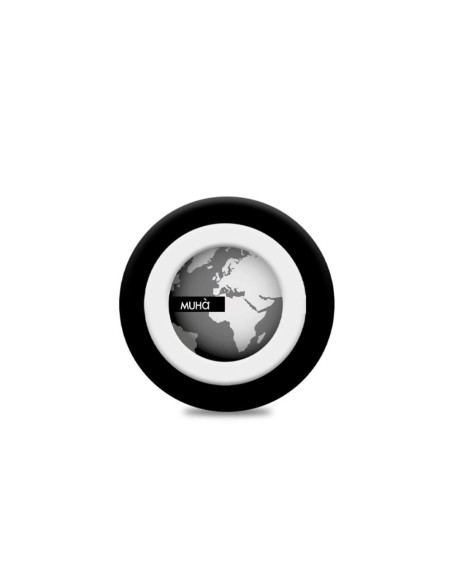 Muhà – Car Symbol Diffusore Mondo Bianco Fiori di Cotone - Profumatore per Auto