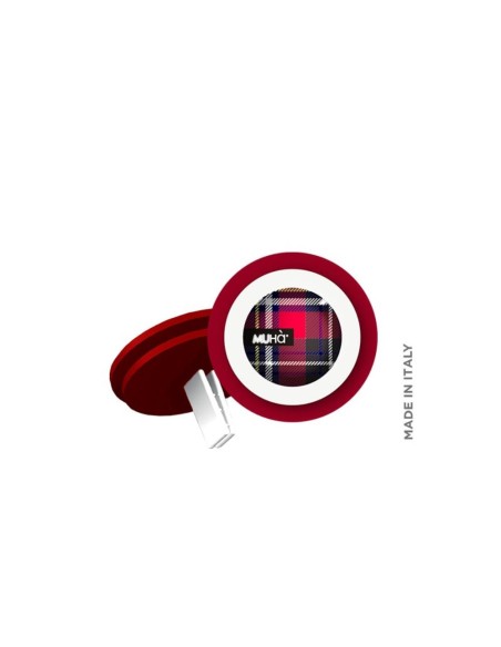 Muhà – Car Symbol Diffusore Tartan Rosso - Melograno - Profumatore Auto