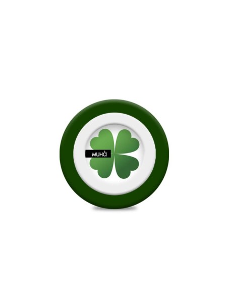 Muhà – Car Symbol Diffusore Quadrifoglio Verde Vaniglia Ambra Pura - Profumatore Auto