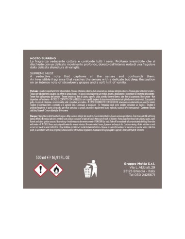 Muhà - Perfume Diffuser 500 Ml Mosto Supremo