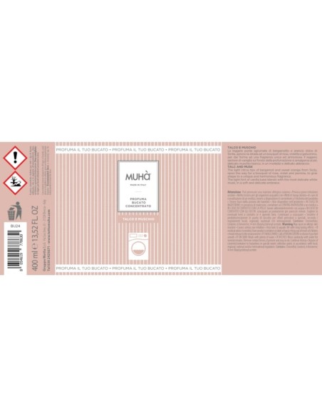 Muhà - Bucato 400ml Talco e Muschio