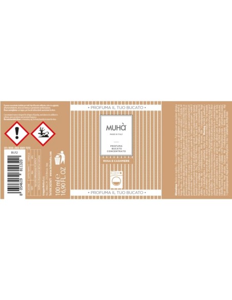Muhà - Muha - Profumo Bucato 100 Ml Beige Rosa e Cashmere
