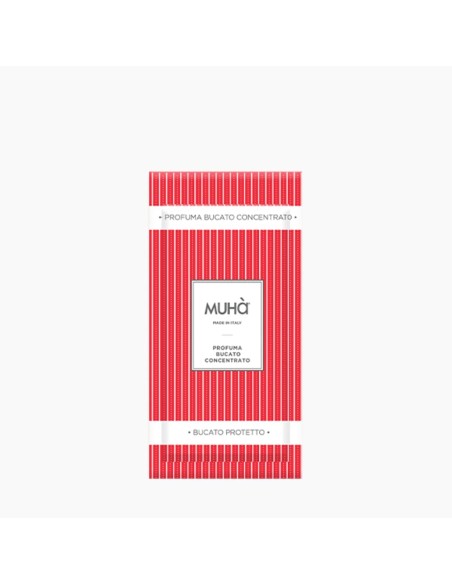 Muhà – Profumo Bucato Busta Rosso Bucato Protetto 10 Ml