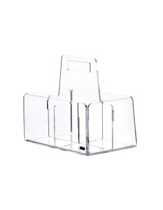 Vesta Home - Portaposate Grande Like Water·trasparente·21 X 14 X 18,5 H Th. 5 Mm