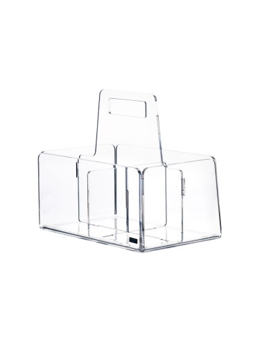 Vesta Home - Portaposate Grande Like Water·trasparente·21 X 14 X 18,5 H Th. 5 Mm