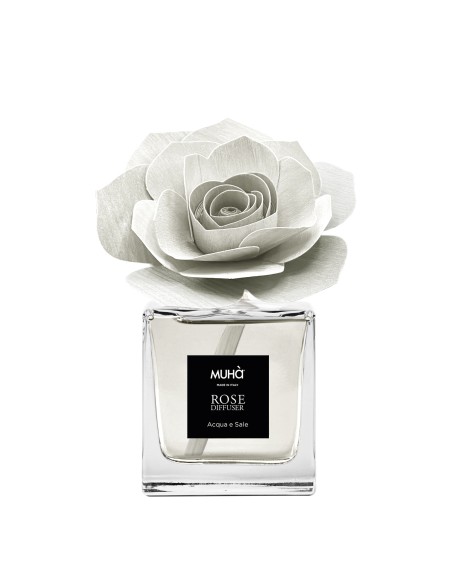 Muhà - Rosa Bianca 100ml Acqua e Sale - Diffusore