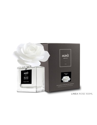 Muhà - Rosa Bianca 100ml Acqua e Sale - Diffusore