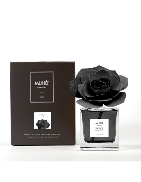 Muhà - Rosa Nera 100ml Legni e Te' - Diffusore