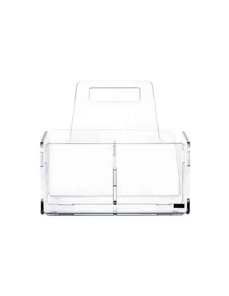 Vesta Home - Portaposate Grande Like Water·trasparente·21 X 14 X 18,5 H Th. 5 Mm