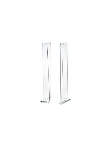 Vesta Home - Portabicchieri Verticale Like Water·trasparente·10 X 10 X 25 H Th. 5 Mm