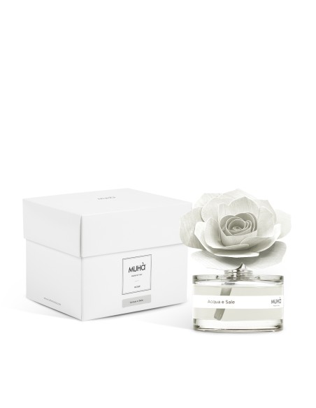 Muhà - Rosa Bianca 50ml Acqua e Sale - Diffusore