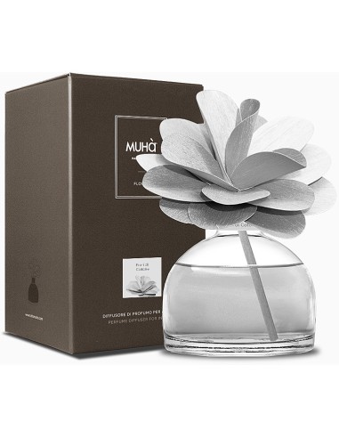 Muhà - Flower 200ml Grigio Fiori di Cotone - Diffusore