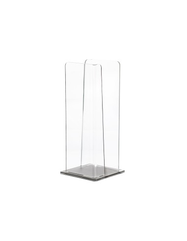 Vesta Home - Portabicchieri Verticale Like Water·tortora Monosatinato·10 X 10 X 25 H Th. 5 Mm