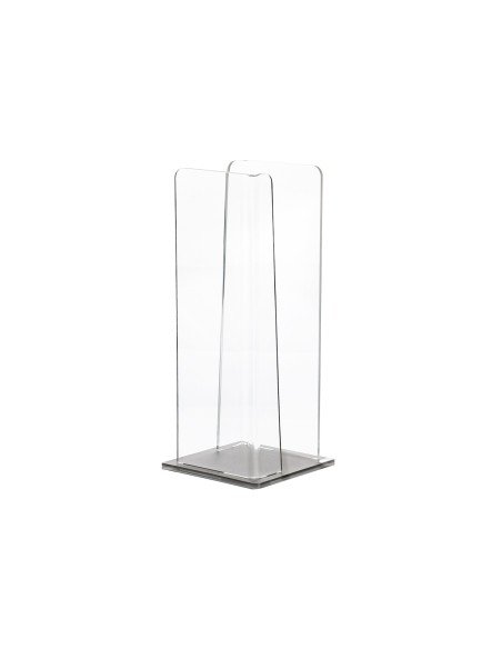 Vesta Home - Portabicchieri Verticale Like Water·tortora Monosatinato·10 X 10 X 25 H Th. 5 Mm