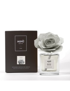 Muhà - Rosa Grigia 100ml Fiori di Cotone - Diffusore 2