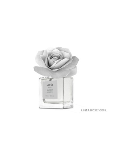 Muhà - Rosa Grigia 100ml Fiori di Cotone - Diffusore