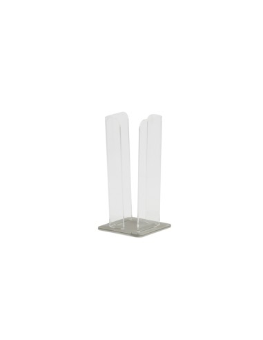 Vesta Home - Portabicchieri Verticale Like Water·tortora Monosatinato·10 X 10 X 25 H Th. 5 Mm