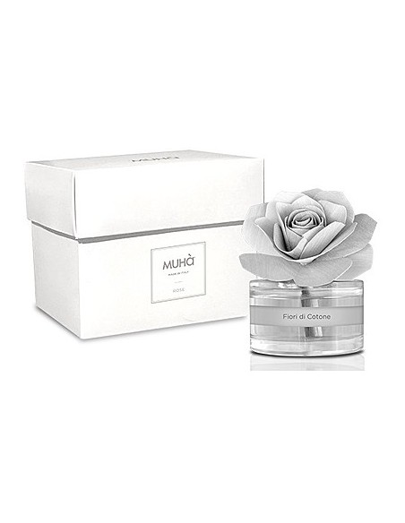 Muhà - Rosa Grigia 50ml Fiori di Cotone - Diffusore