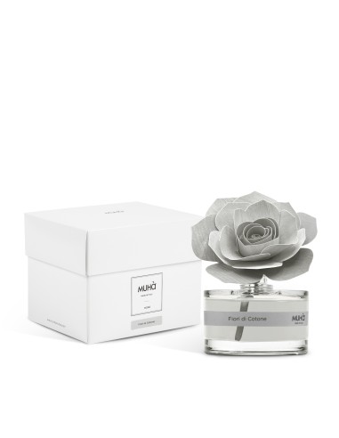 Muhà - Rosa Grigia 50ml Fiori di Cotone - Diffusore
