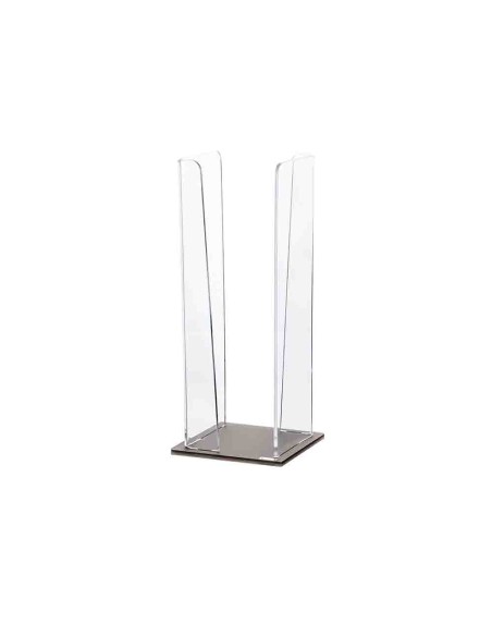 Vesta Home - Portabicchieri Verticale Like Water·tortora Monosatinato·10 X 10 X 25 H Th. 5 Mm
