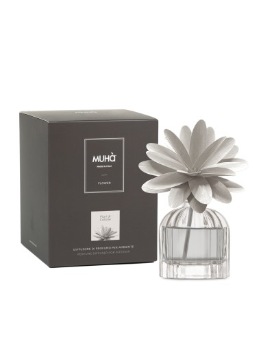 Muhà - Flower 60ml Grigio Fiori di Cotone - Diffusore