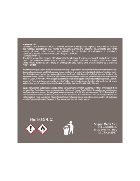 Muhà – Flower Diffuser 60 Ml Melograno