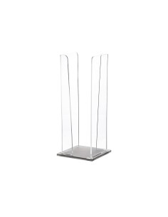 Vesta Home - Portabicchieri Verticale Like Water·tortora Monosatinato·10 X 10 X 25 H Th. 5 Mm