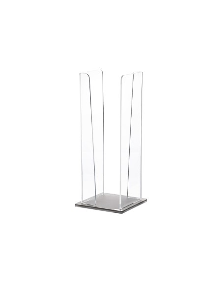 Vesta Home - Portabicchieri Verticale Like Water·tortora Monosatinato·10 X 10 X 25 H Th. 5 Mm