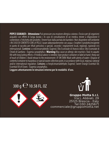 Muhà – Candela 300 Gr Giallo Pepe e Guaiaco Nero