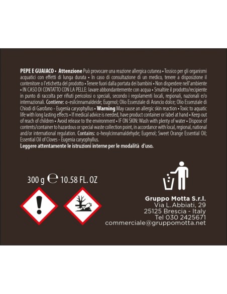 Muhà – Candela 300 Gr Giallo Pepe e Guaiaco Nero