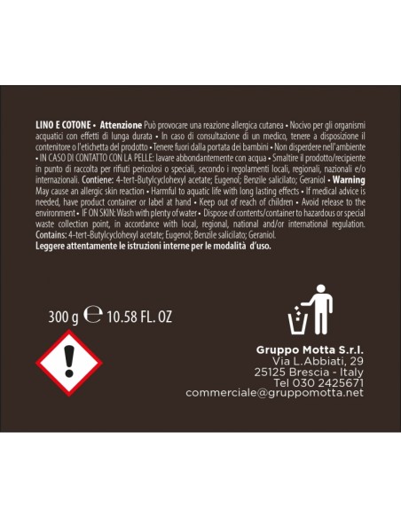Muhà – Candela 300 Gr Rosa Lino e Cotone Beige