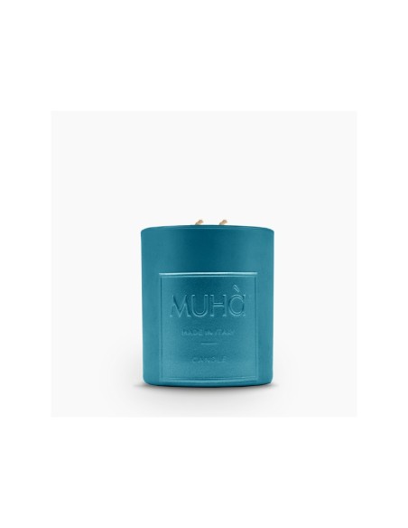 Muhà – Candela 300 Gr Turchese Menta e Sandalo Fango