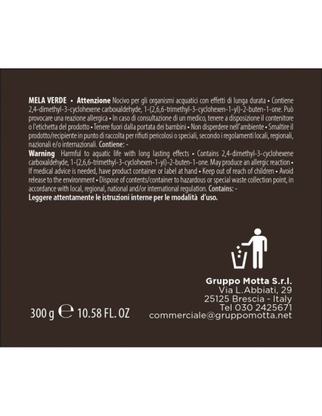 Muhà – Candela 300 Gr Verde Chiaro Mela Verde Rosso