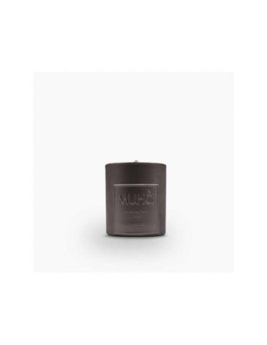 Muhà – Candela 90 Gr Grigio Antracite Fiori di Cotone