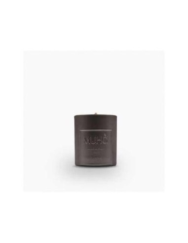 Muhà – Candela 90 Gr Grigio Antracite Fiori di Cotone
