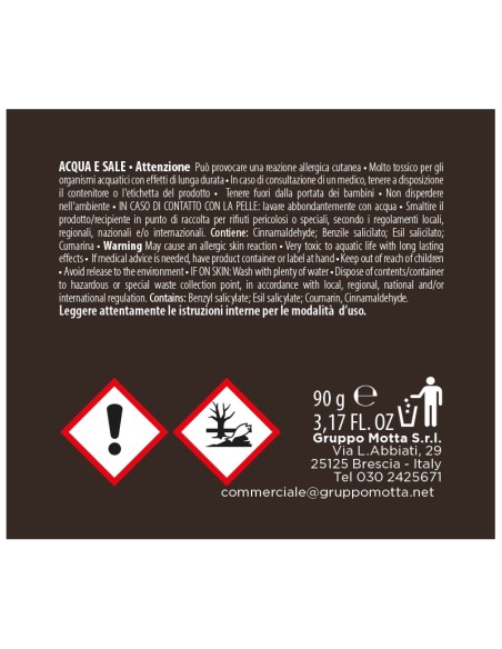 Muhà – Candela 90 Gr Bianco Caldo Acqua e Sale Bronzo
