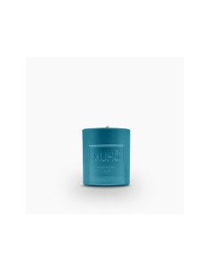 Muhà – Candela 90 Gr Turchese Menta e Sandalo Avorio
