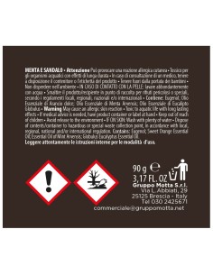 Muhà – Candela 90 Gr Turchese Menta e Sandalo Avorio 2