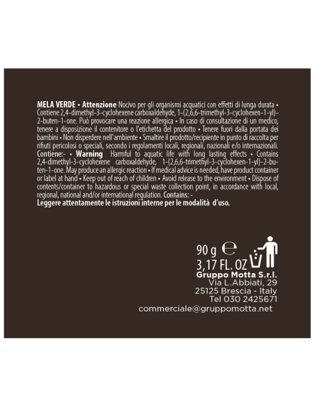 Muhà – Candela 90 Gr Verde Chiaro Mela Verde Biancomarmo